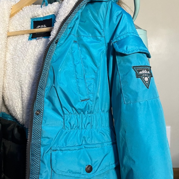 London Fog Kid's Jacket size 10 blue - Picture 7 of 9
